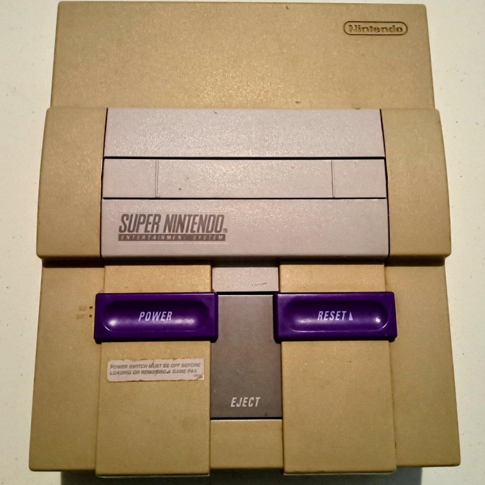 Super Nintendo Entertainment Systems (2) (SNES)+Super Mario World game